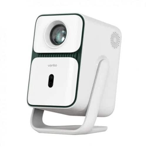 Wanbo Projector T2 Υπερφορητός Full HD 1080P, Android TV 11 με βάση στήριξης Gimbal 120 μοιρών, Λευκό EU