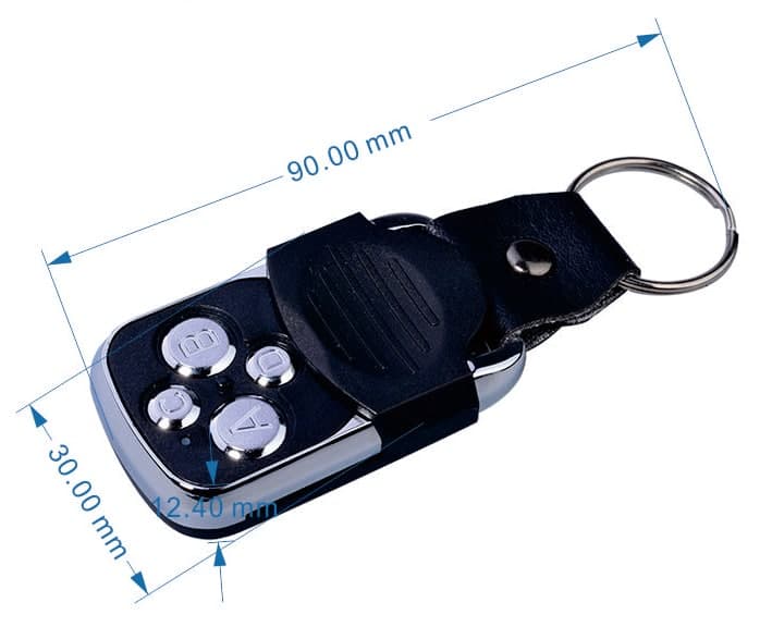 POWERTECH ασύρματο χειριστήριο YET042-V2, 4 κανάλια 433Mhz, face to face 3