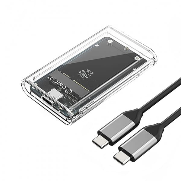 Θήκη SSD Orico TC10-MS για mSATA, Διαφανής