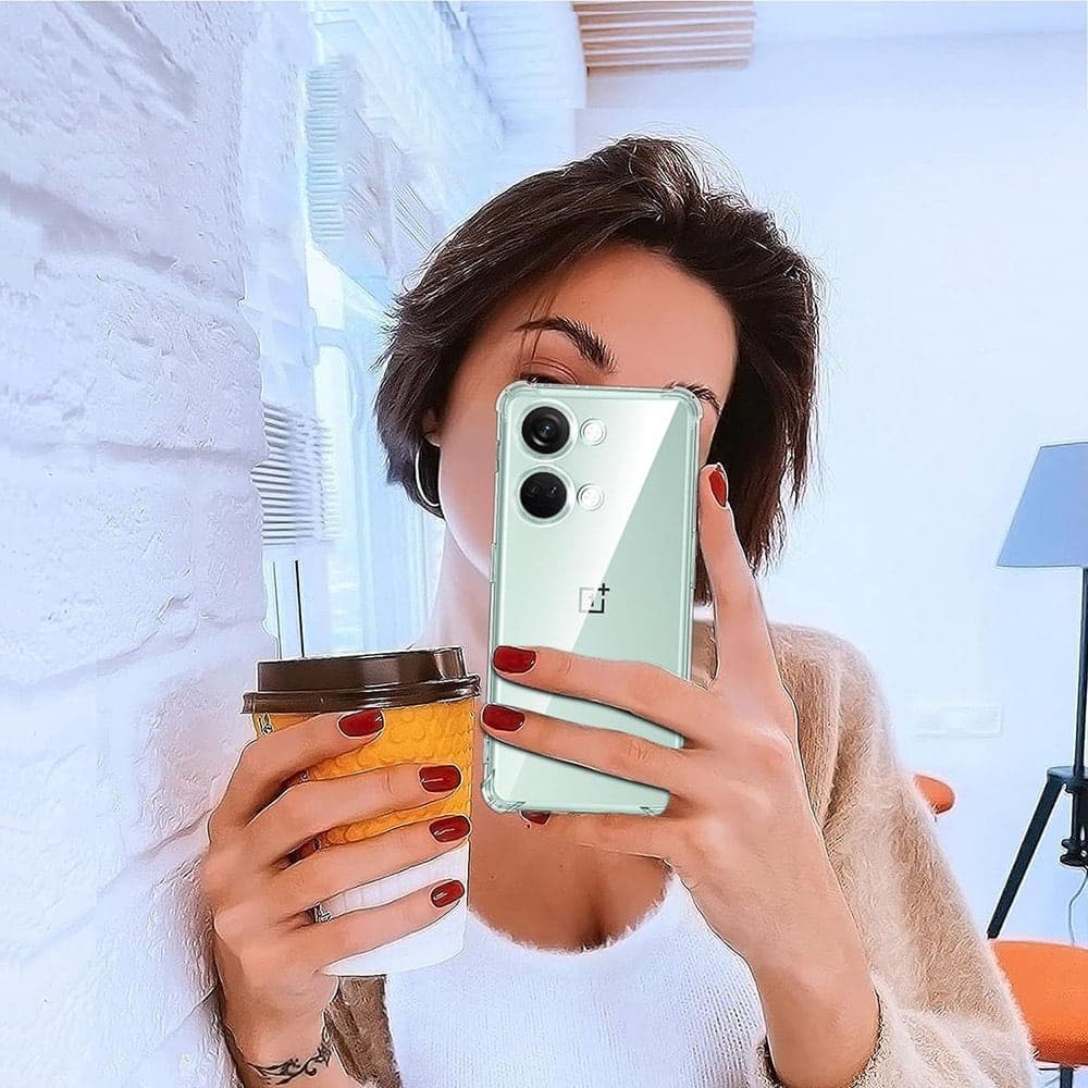 Techsuit Shockproof Clear Silicone - θήκη για Oneplus Nord 3 - Διάφανο 6