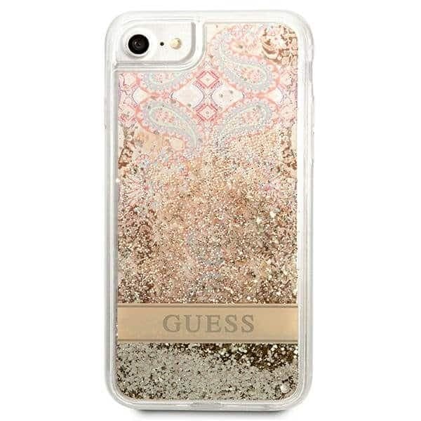 Guess Paisley Liquid Glitter - θήκη για Apple iPhone SE (2022) / - Διάφανο 3