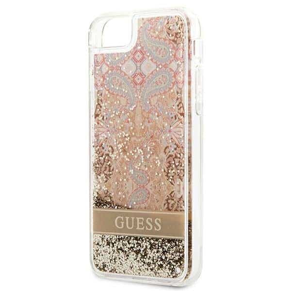 Guess Paisley Liquid Glitter - θήκη για Apple iPhone SE (2022) / - Διάφανο 6