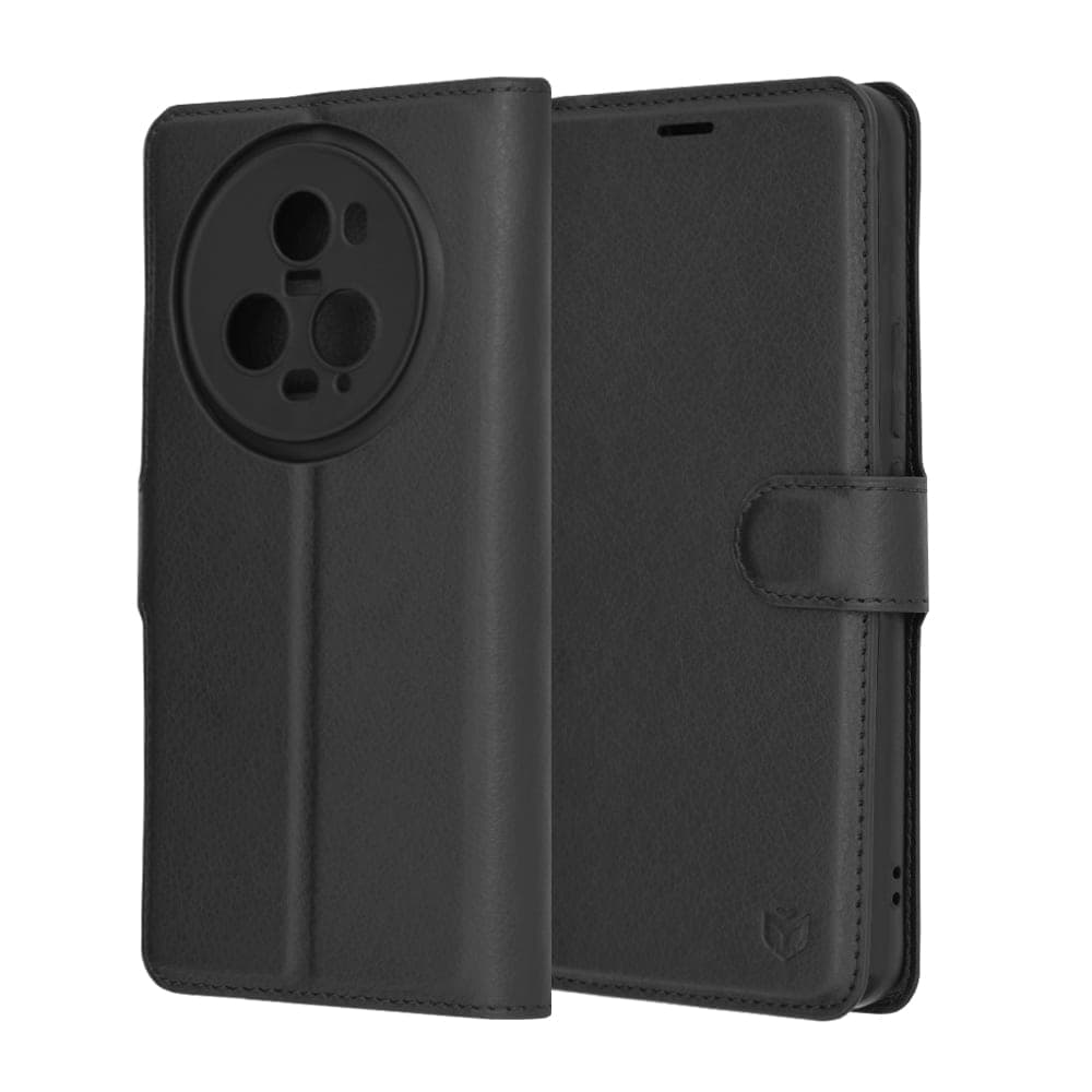 Techsuit Leather Folio - θήκη για Honor Magic5 Pro - Μαύρο 6