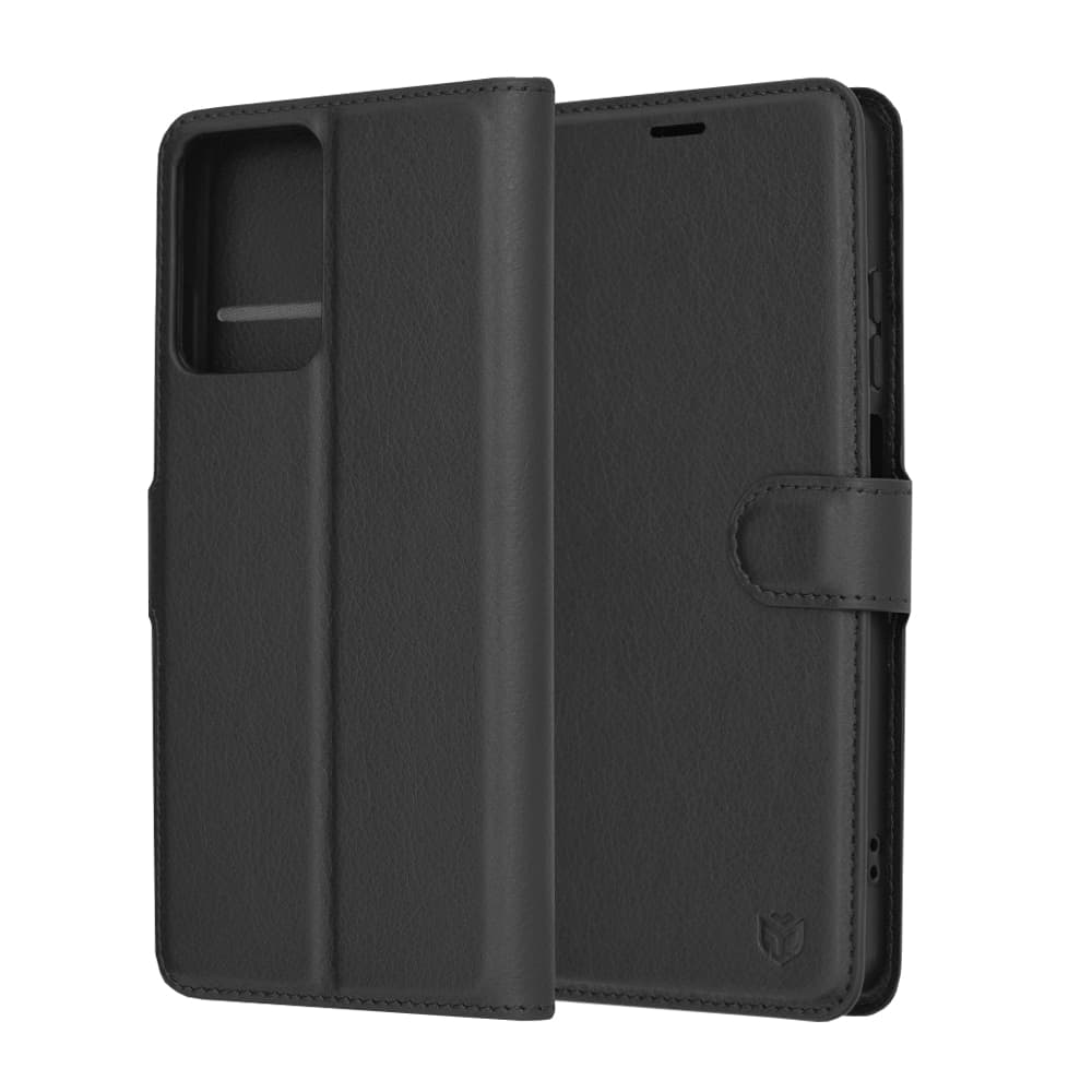 Techsuit Leather Folio - θήκη για Motorola Moto G04 - Μαύρο 6