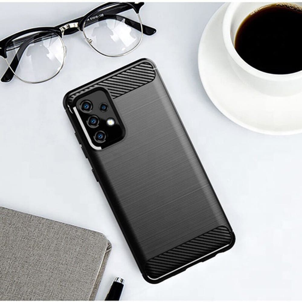 Techsuit Carbon Silicone - θήκη για Samsung Galaxy A53 5G - Μαύρο 4