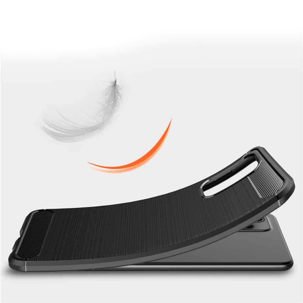 Techsuit Carbon Silicone - θήκη για Samsung Galaxy A52 - Μαύρο 6