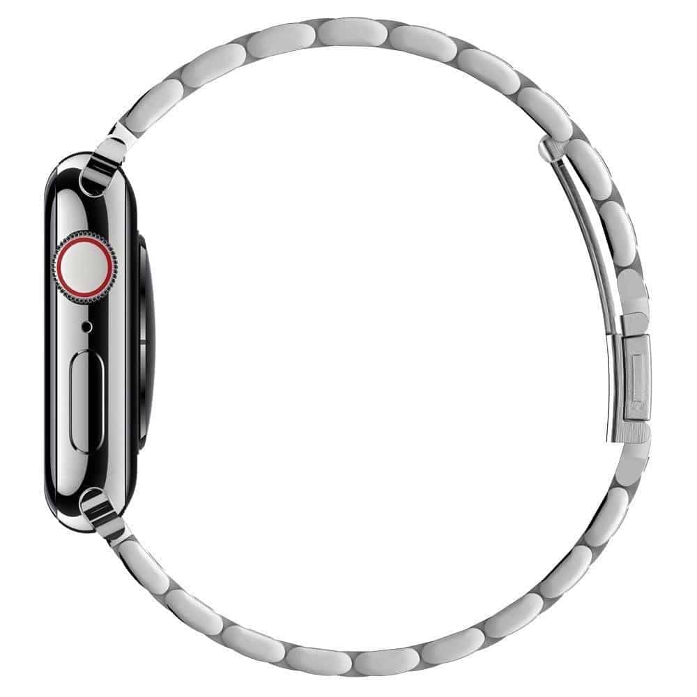 Spigen Modern Fit - θήκη για Apple Watch 10 / 38mm (1st gen) 42mm 6 7 8 9 Edition Series 2 3 5 SE (2022) 1 Aluminum 11 4 Sport Ultra - Ασημί 4
