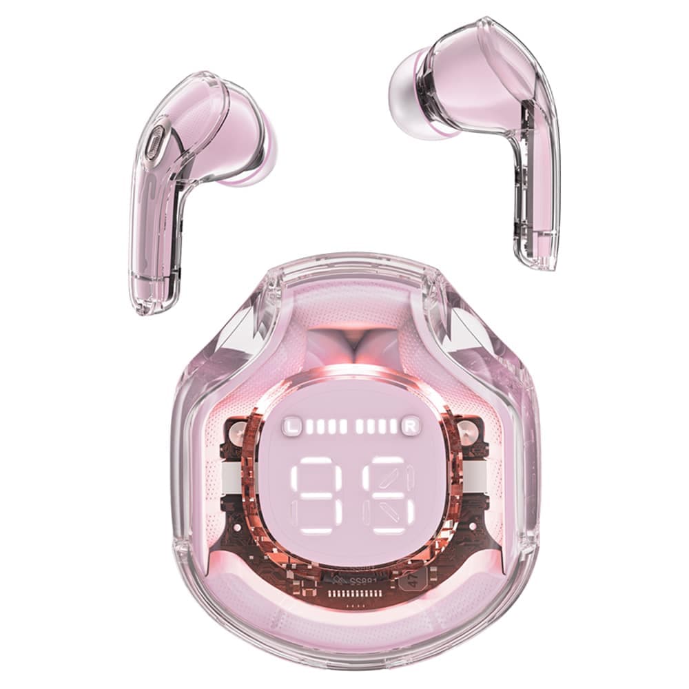 Acefast T8 TWS Bluetooth wireless headphones Ροζ 2