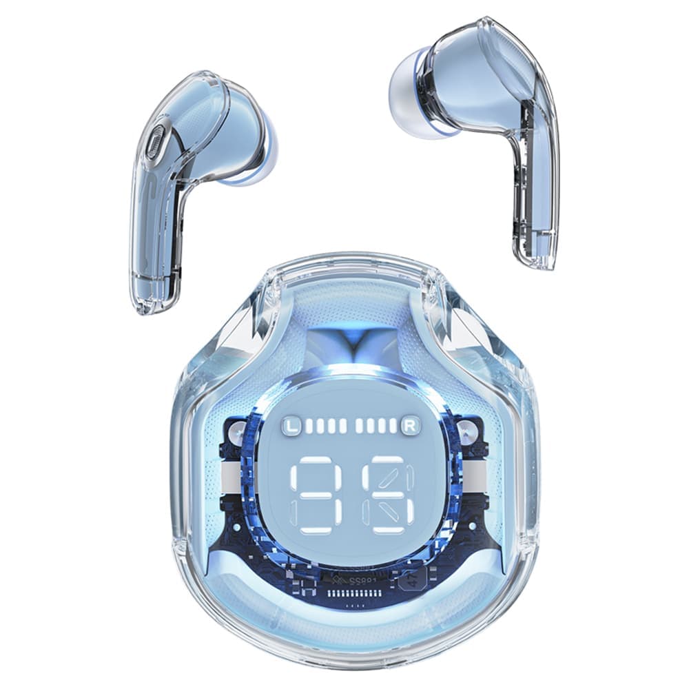Acefast T8 Bluetooth TWS wireless headphones light Μπλέ 2