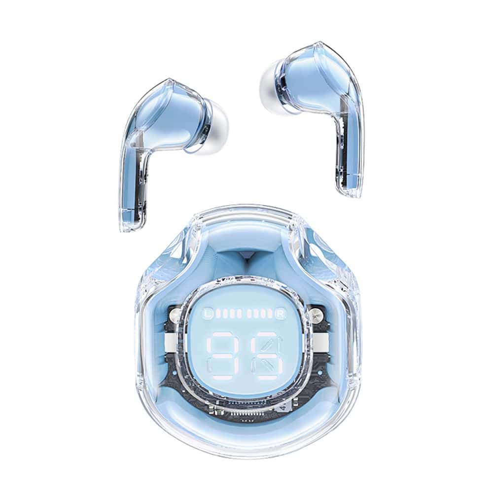 Acefast T8 Bluetooth TWS wireless headphones light Μπλέ