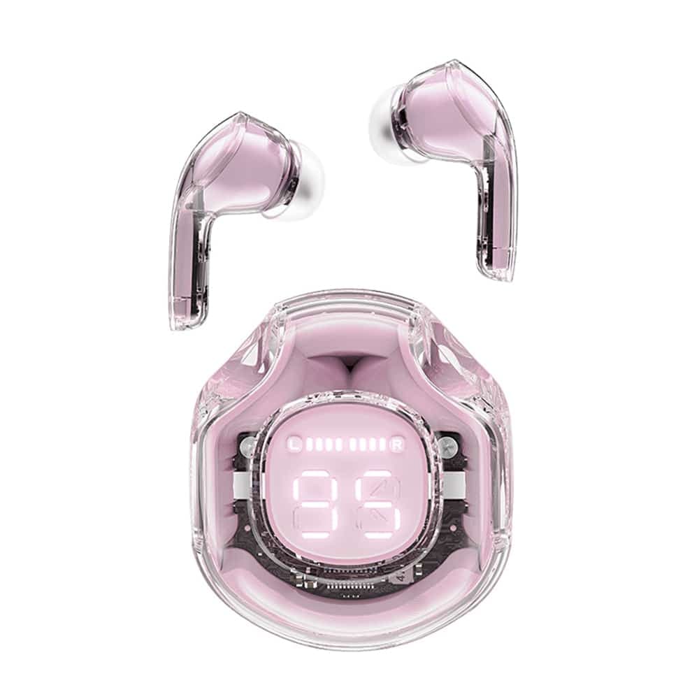 Acefast T8 TWS Bluetooth wireless headphones Ροζ