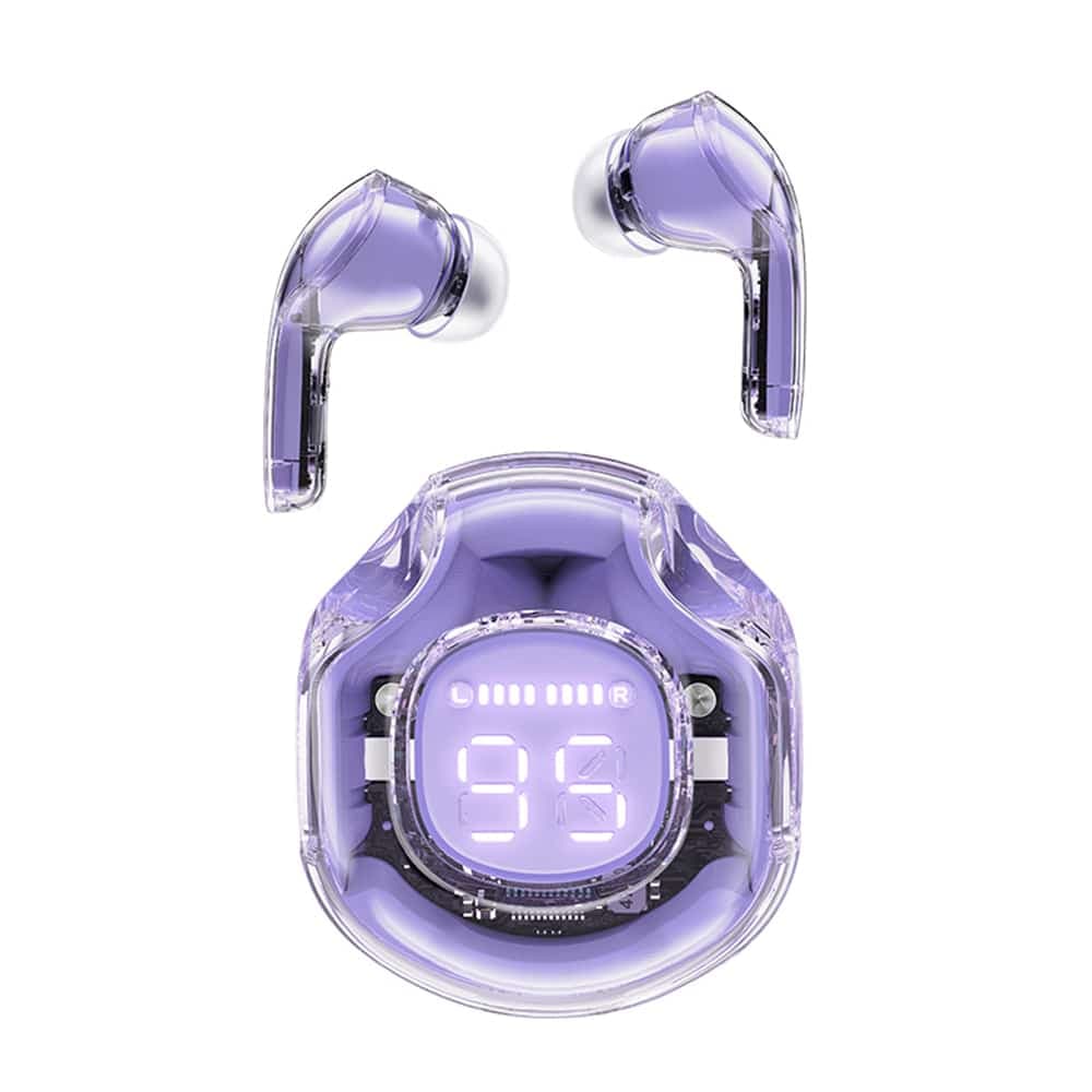 Acefast T8 Bluetooth TWS wireless headphones Μώβ