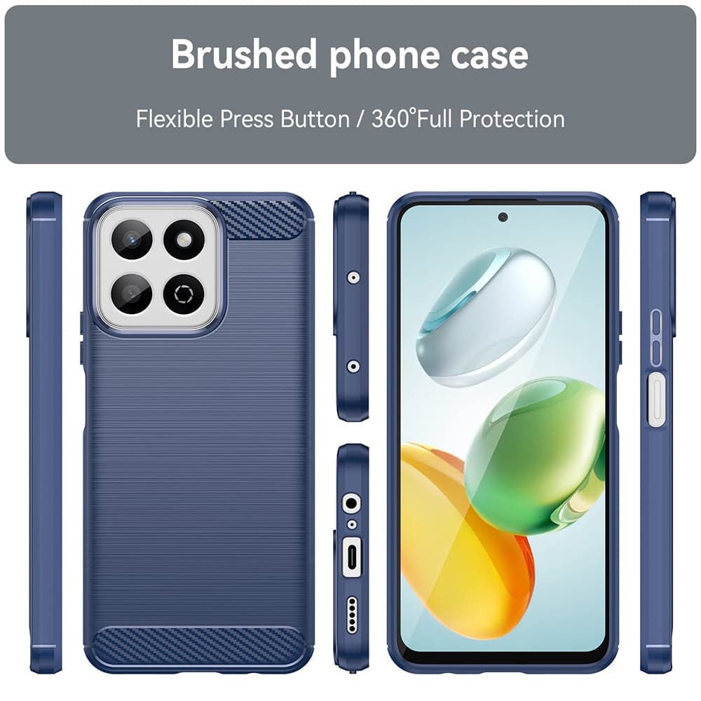 Techsuit - Carbon Silicone - Honor 200 Smart / X7c - Μπλε 6