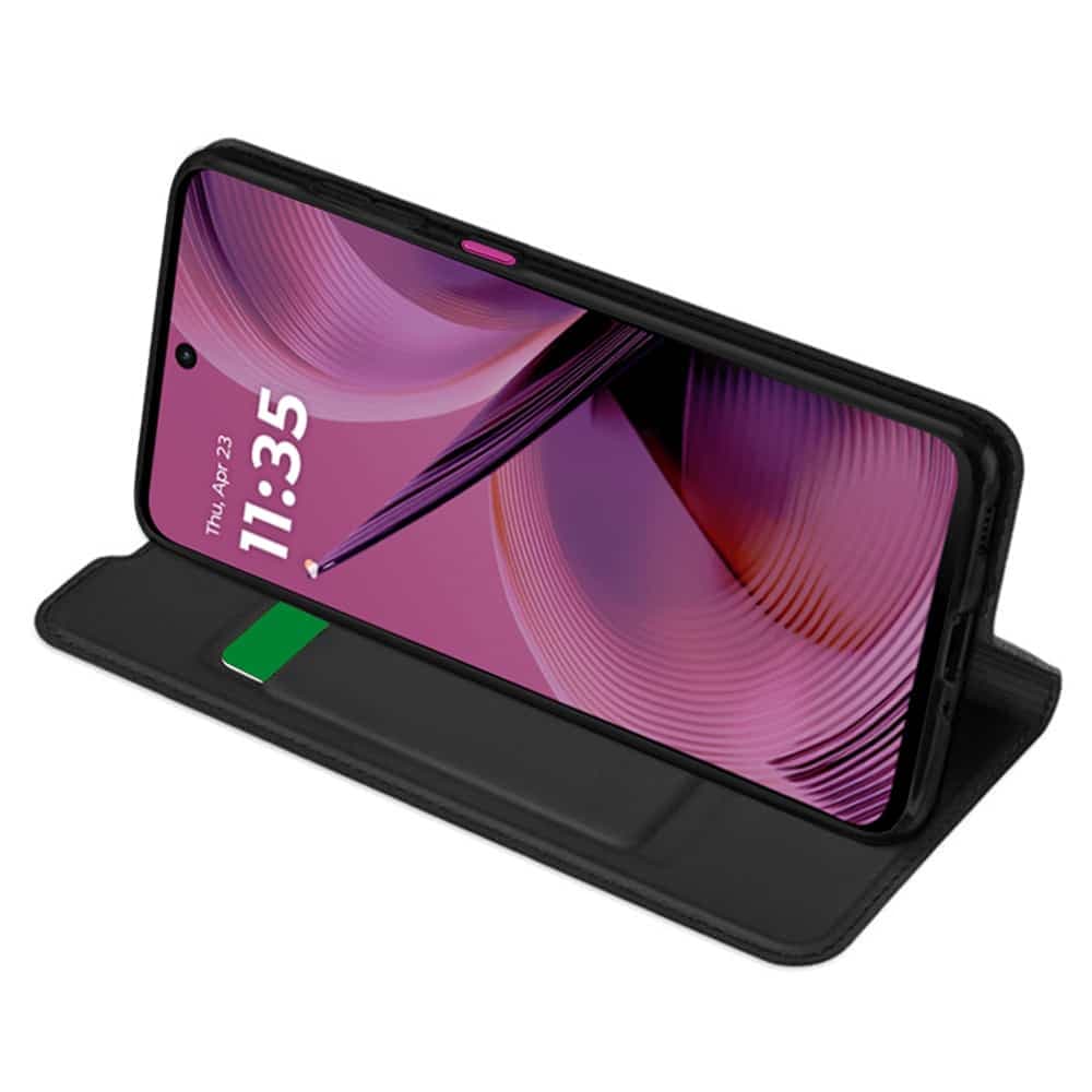 Techsuit Magskin Book - θήκη για Motorola Moto G55 - Μαύρο 2