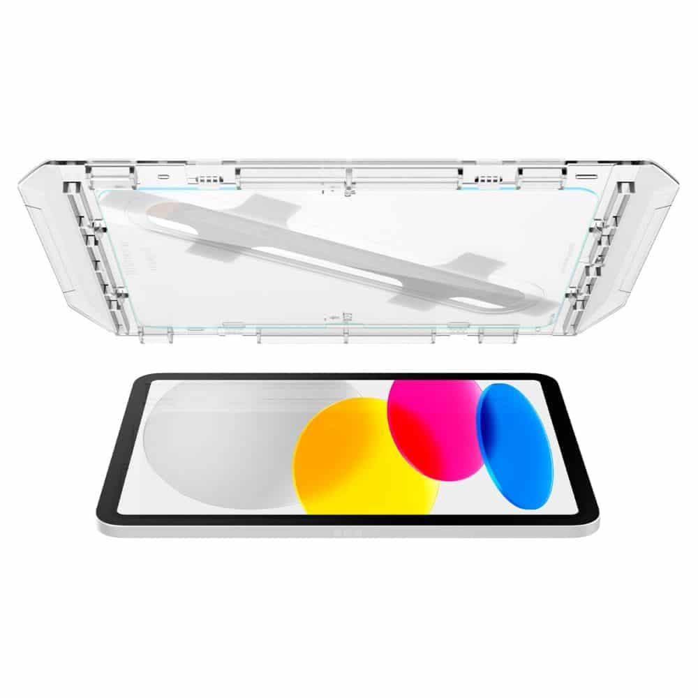 Spigen Glas.TR iPad 10.9 2022 "EZ FIT" θερμαινόμενο γυαλί με πλαίσιο AGL05554 4