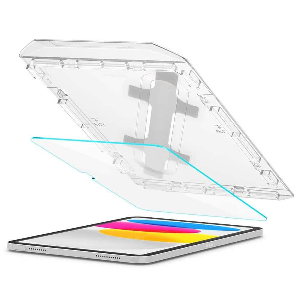 Spigen Glas.TR iPad 10.9 2022 "EZ FIT" θερμαινόμενο γυαλί με πλαίσιο AGL05554 3