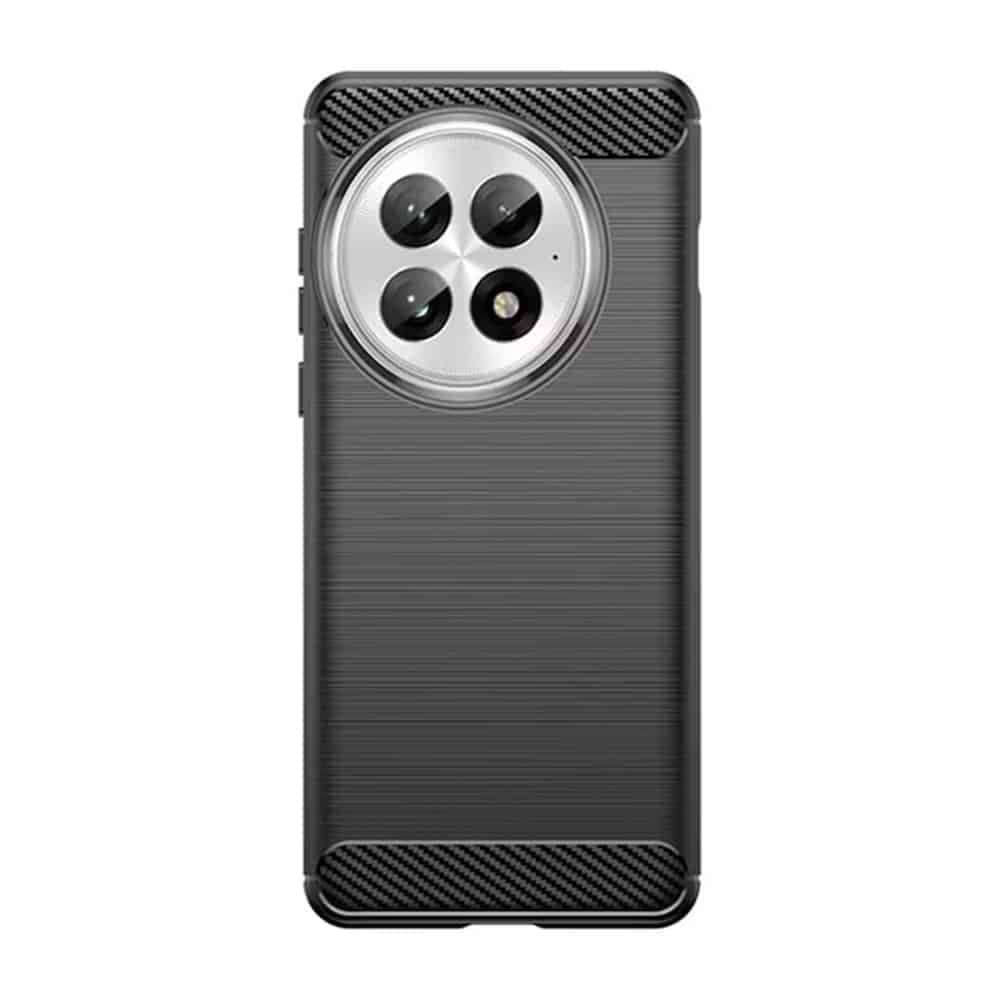 Techsuit Carbon Silicone - θήκη για Oneplus 13R - Μαύρο 2