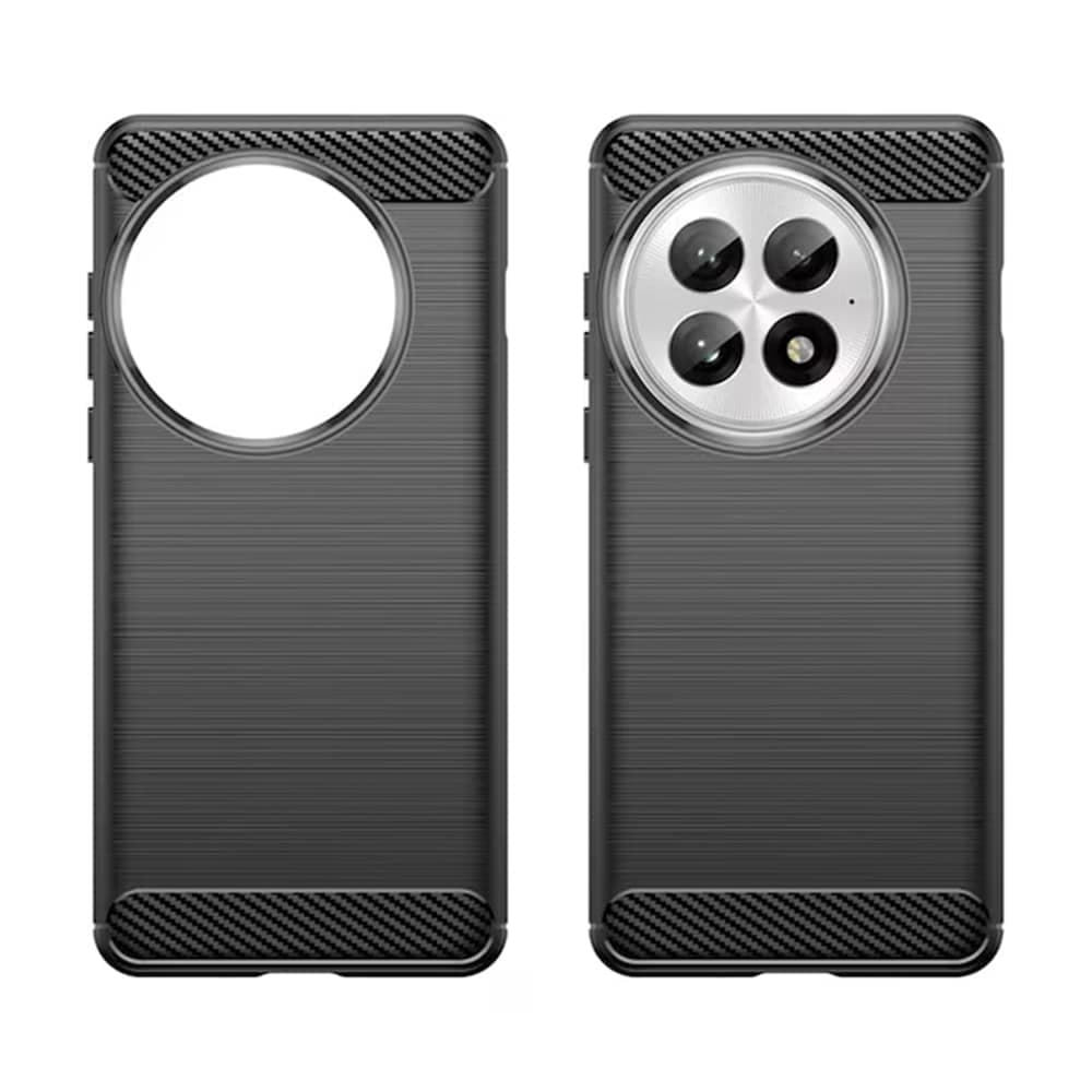 Techsuit Carbon Silicone - θήκη για Oneplus 13R - Μαύρο 3