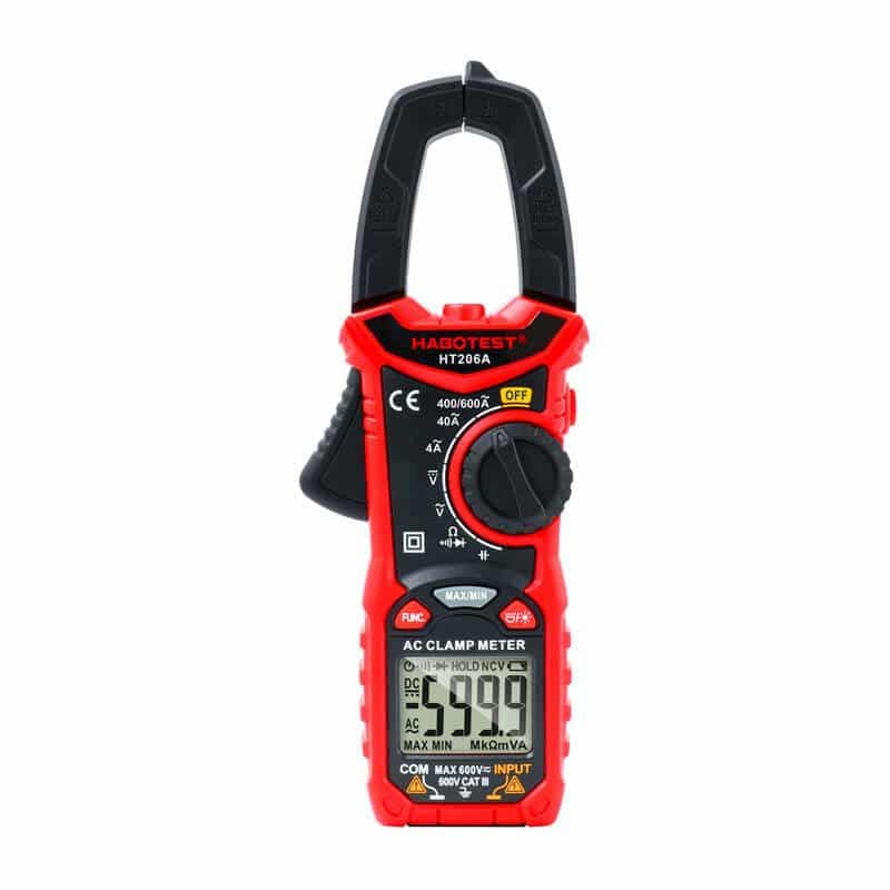 Habotest Ψηφιακή Αμπεροτσιμπίδα HT206A (Κόκκινο)