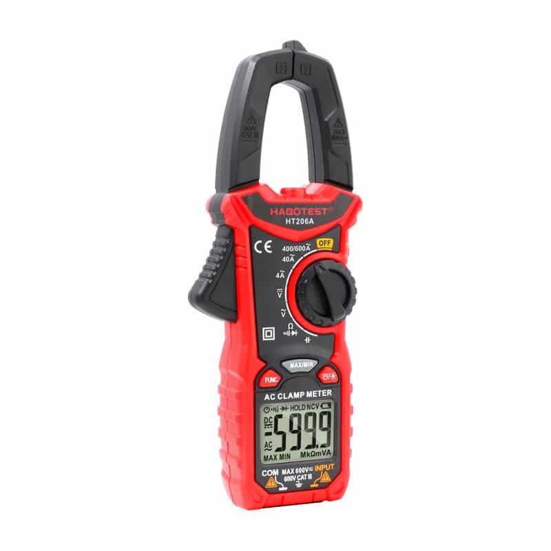 Habotest Ψηφιακή Αμπεροτσιμπίδα HT206A (Κόκκινο) 3