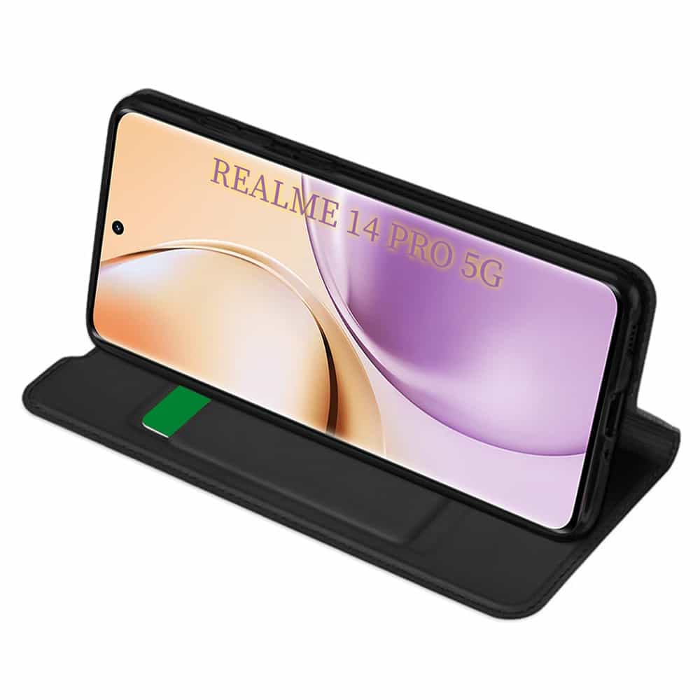 Techsuit Magskin Book - θήκη για Realme 14 Pro - Μαύρο 2