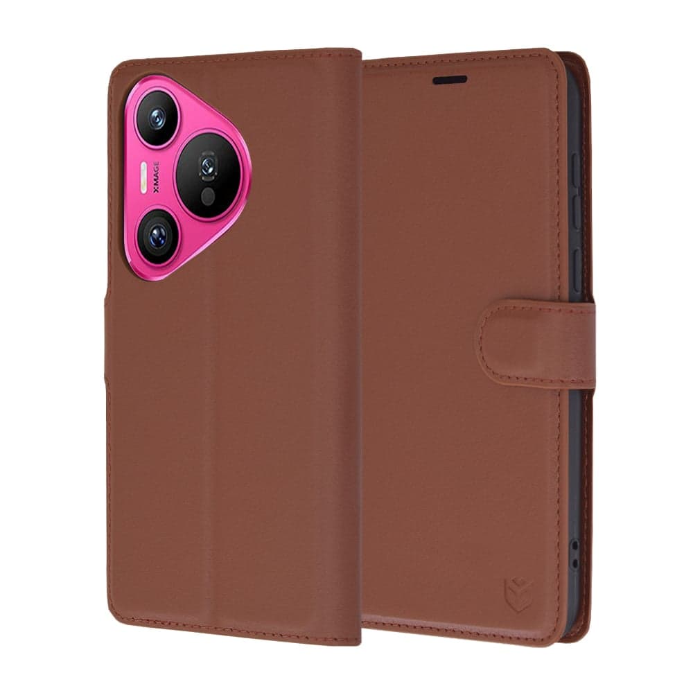 Techsuit Leather Folio - θήκη για Huawei Pura 70 - Πολύχρωμο