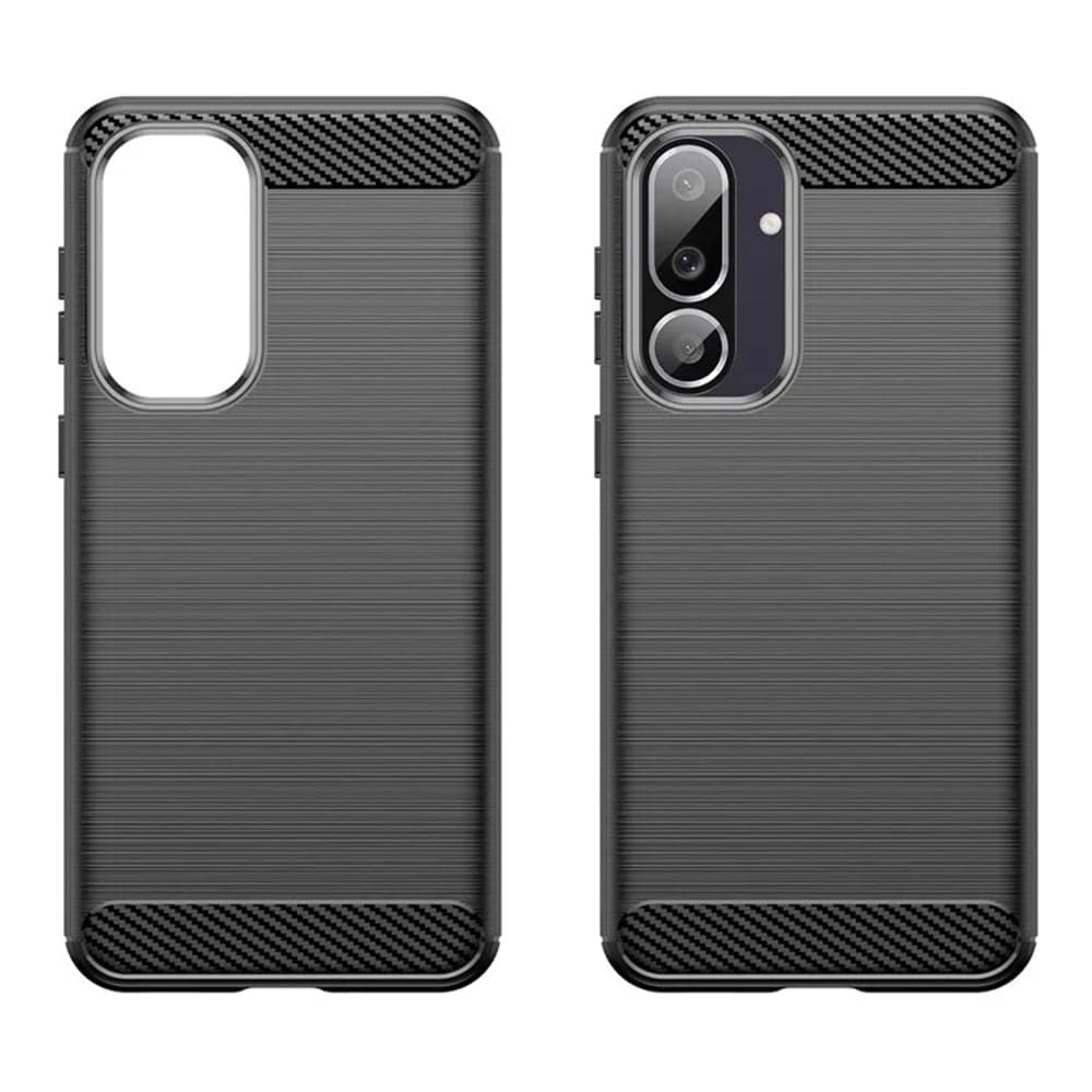 Techsuit Carbon Silicone - θήκη για Samsung Galaxy M56 - Μαύρο 2