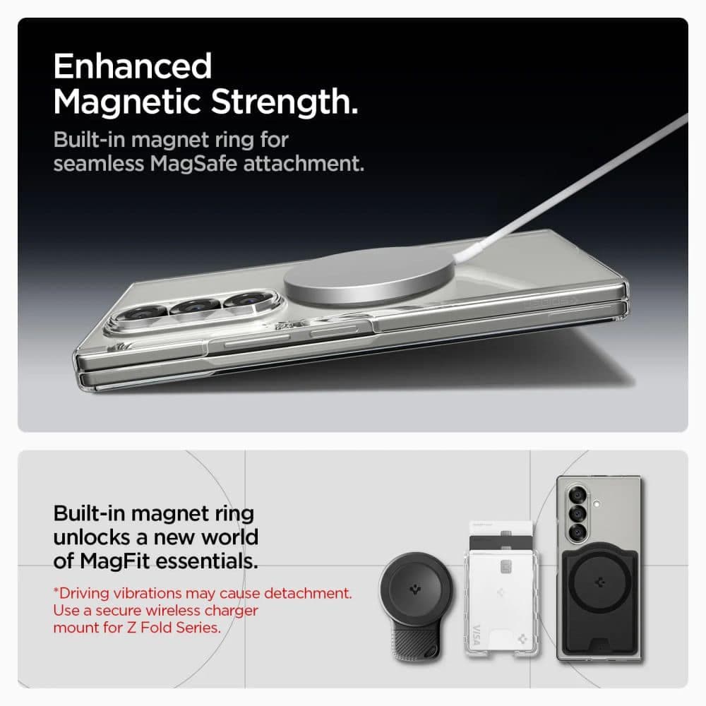 Spigen AirSkin MagSafe - θήκη για Samsung Galaxy Z Fold7 - Διάφανο 6
