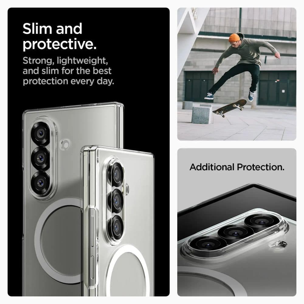 Spigen AirSkin MagSafe - θήκη για Samsung Galaxy Z Fold7 - Διάφανο 3