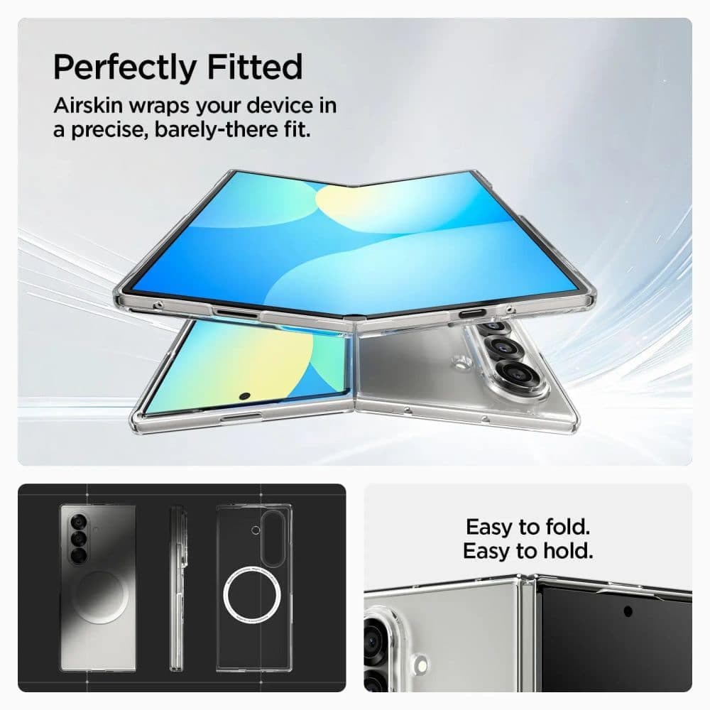 Spigen AirSkin MagSafe - θήκη για Samsung Galaxy Z Fold7 - Διάφανο 5