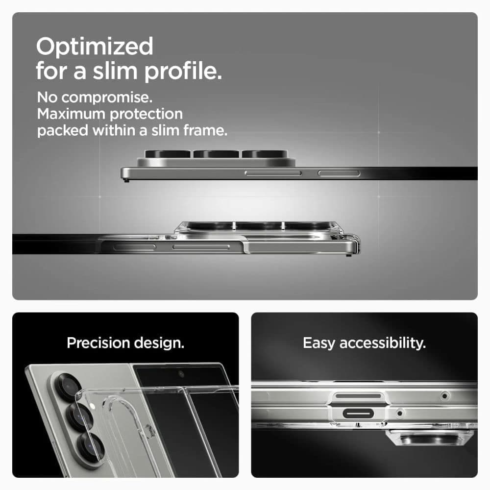 Spigen AirSkin MagSafe - θήκη για Samsung Galaxy Z Fold7 - Διάφανο 4