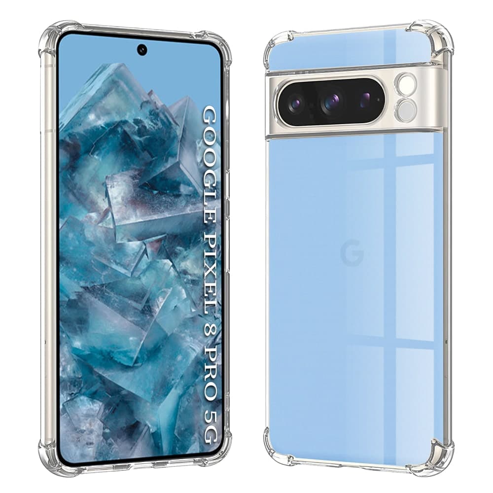 Techsuit Shockproof Clear Silicone - Google Pixel 8 Pro - Διάφανο