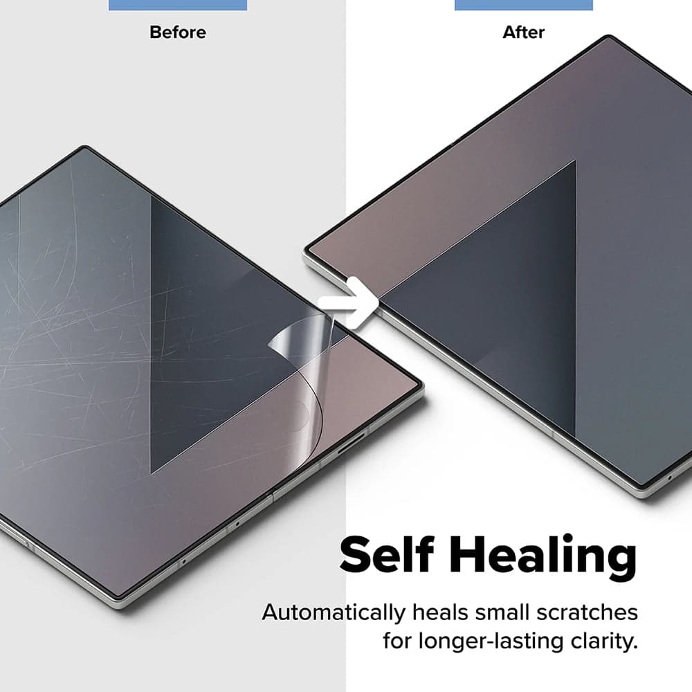 Ringke - Μεμβράνη Dual Easy Pro (συσκευασία 2 τεμαχίων) - Samsung Galaxy Z Fold7 - Διαφανής 4