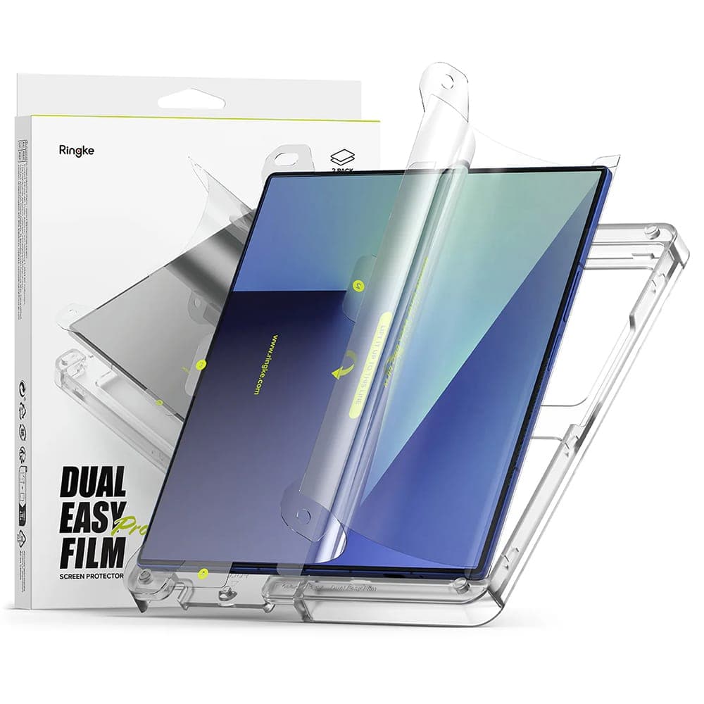 Ringke - Μεμβράνη Dual Easy Pro (συσκευασία 2 τεμαχίων) - Samsung Galaxy Z Fold7 - Διαφανής