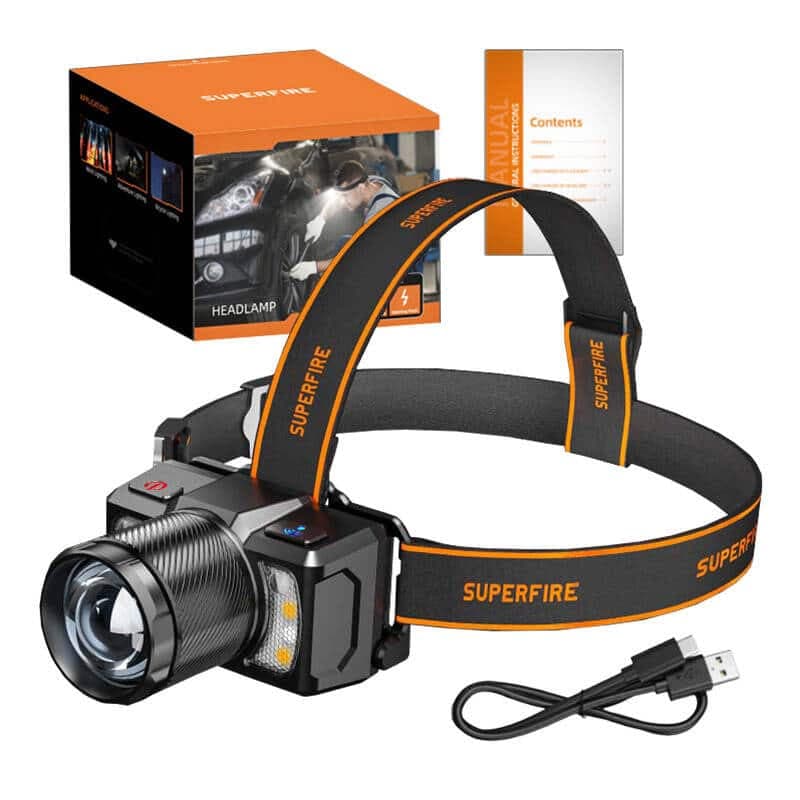 Προβολέας Superfire HL25, 700lm, USB-C 2