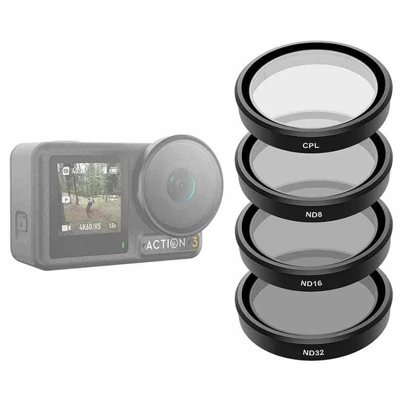 Σετ φίλτρων TELESIN CPL/ND8/ND16/ND32 για DJI Action 3 / 4 / 5 13