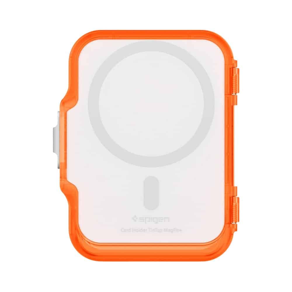 Spigen - Μαγνητική Θήκη TinTap MagFit+ (AFA11381) - MagSafe, Εύκολη Πρόσβαση, Μινιμαλιστική Κατασκευή - Διαφανές Πορτοκαλί 3