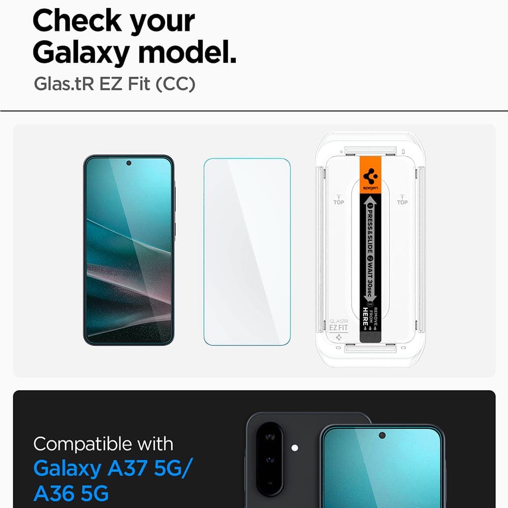 Spigen Glas.tR EZ FIT HD σκληρυμένο γυαλί για Samsung Galaxy A36 / A37 5G 7