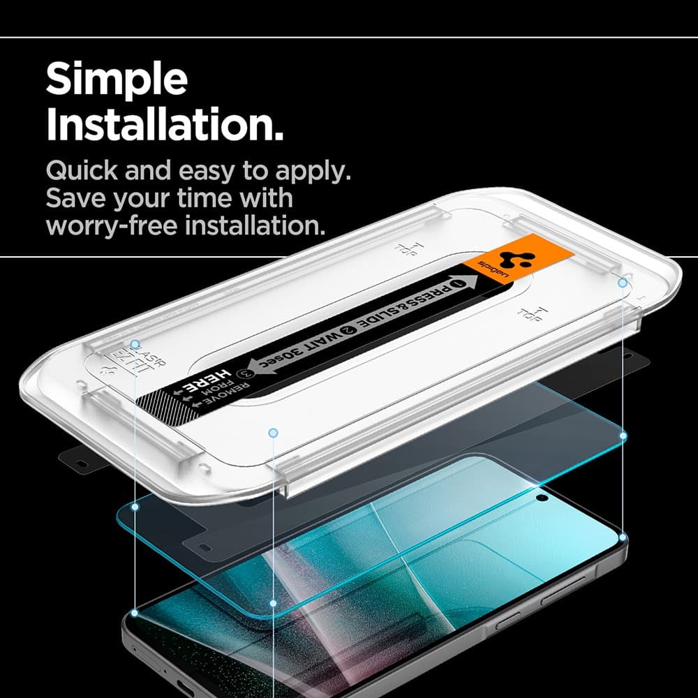 Spigen Glas.tR EZ FIT HD σκληρυμένο γυαλί για Samsung Galaxy A36 / A37 5G 3