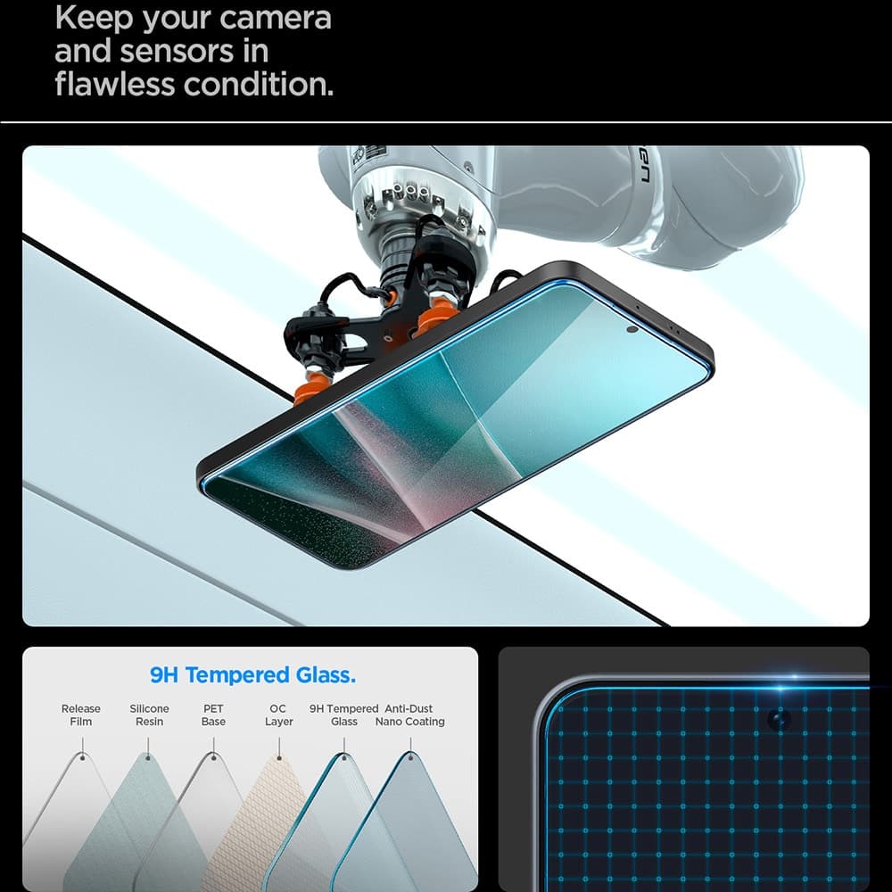 Spigen Glas.tR EZ FIT HD σκληρυμένο γυαλί για Samsung Galaxy A36 / A37 5G 8
