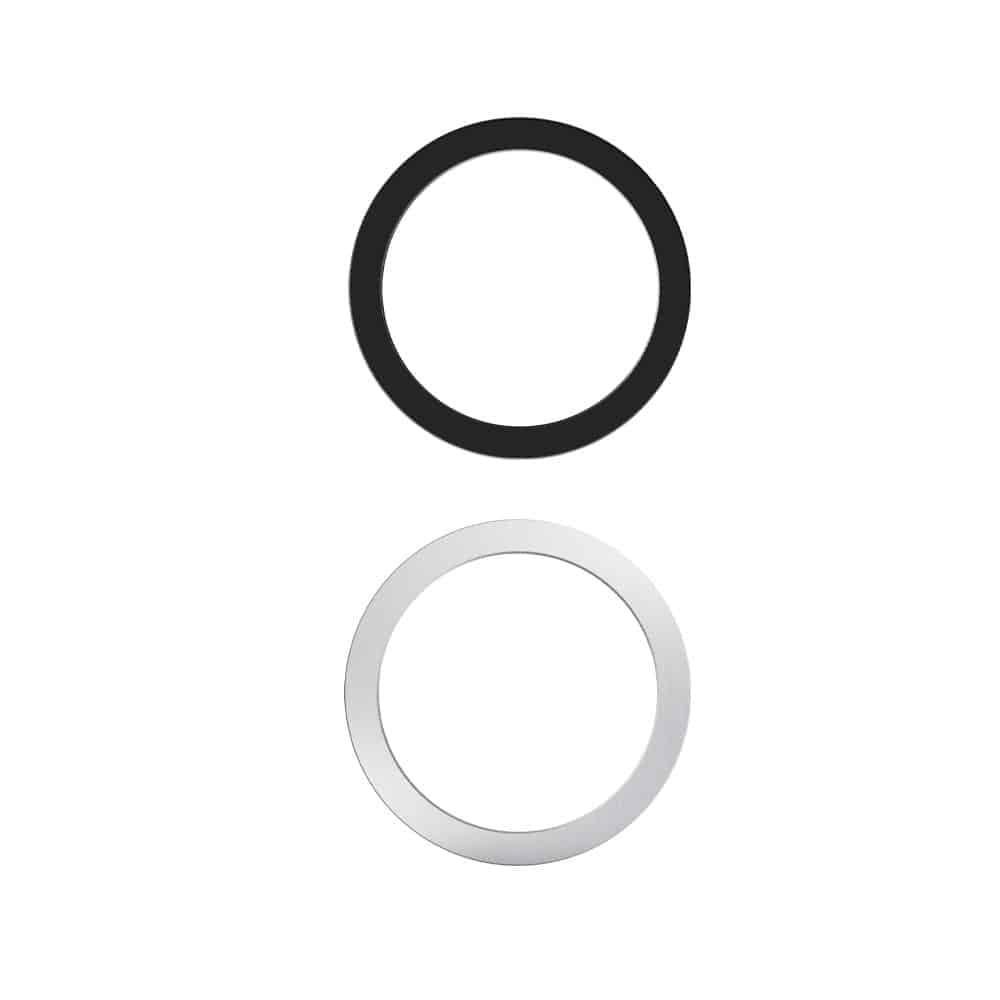 Tech-Protect Mmp-110 2in1 μαγνητικός Magsafe δακτύλιος ασημί & μαύρος 2