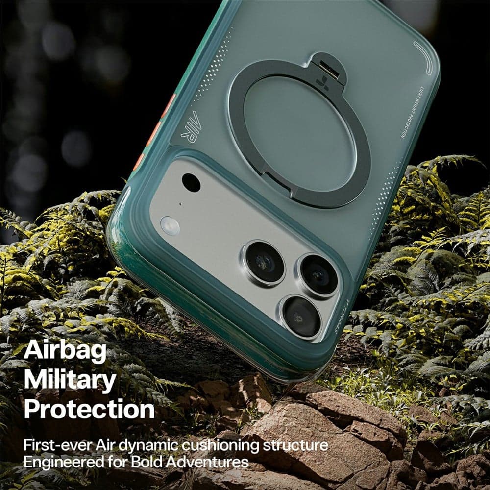 Torras Ostand Spin Air Series - θήκη για Apple iPhone 17 Pro - Πολύχρωμο 6