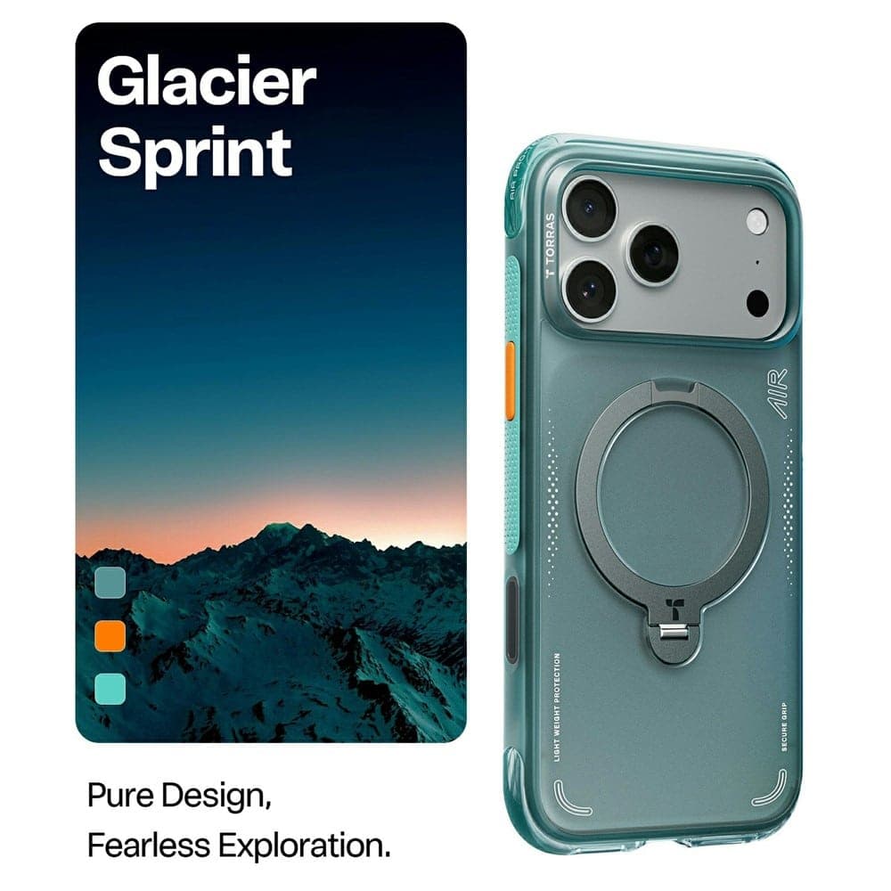 Torras Ostand Spin Air Series - θήκη για Apple iPhone 17 Pro Max - Πολύχρωμο 2