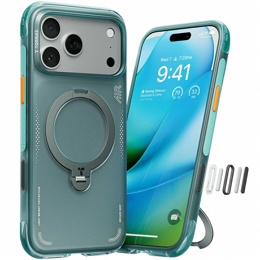 Torras Ostand Spin Air Series - θήκη για Apple iPhone 17 Pro Max - Πολύχρωμο