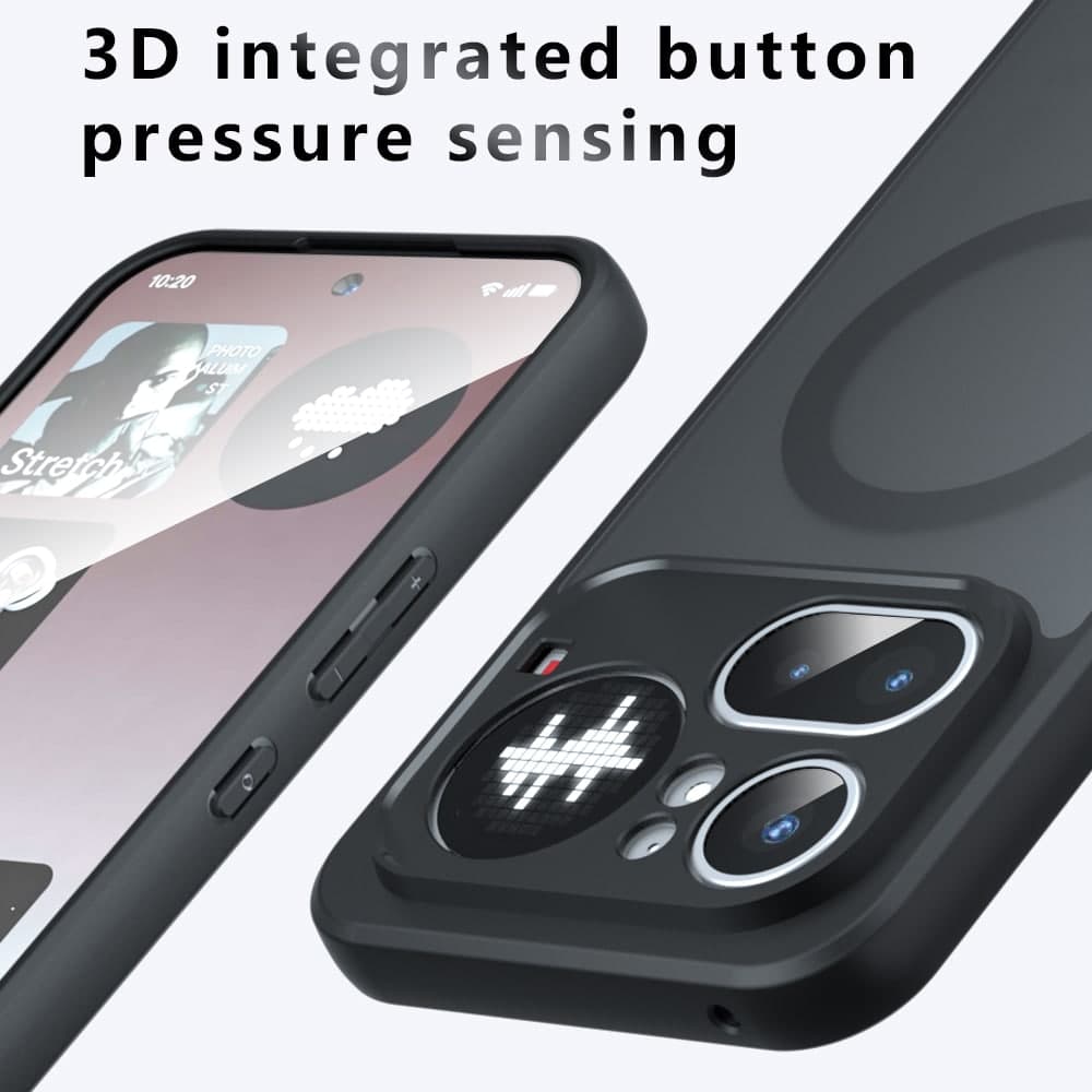Techsuit PureFrost - θήκη για Nothing Phone (4a) - Μαύρο 3