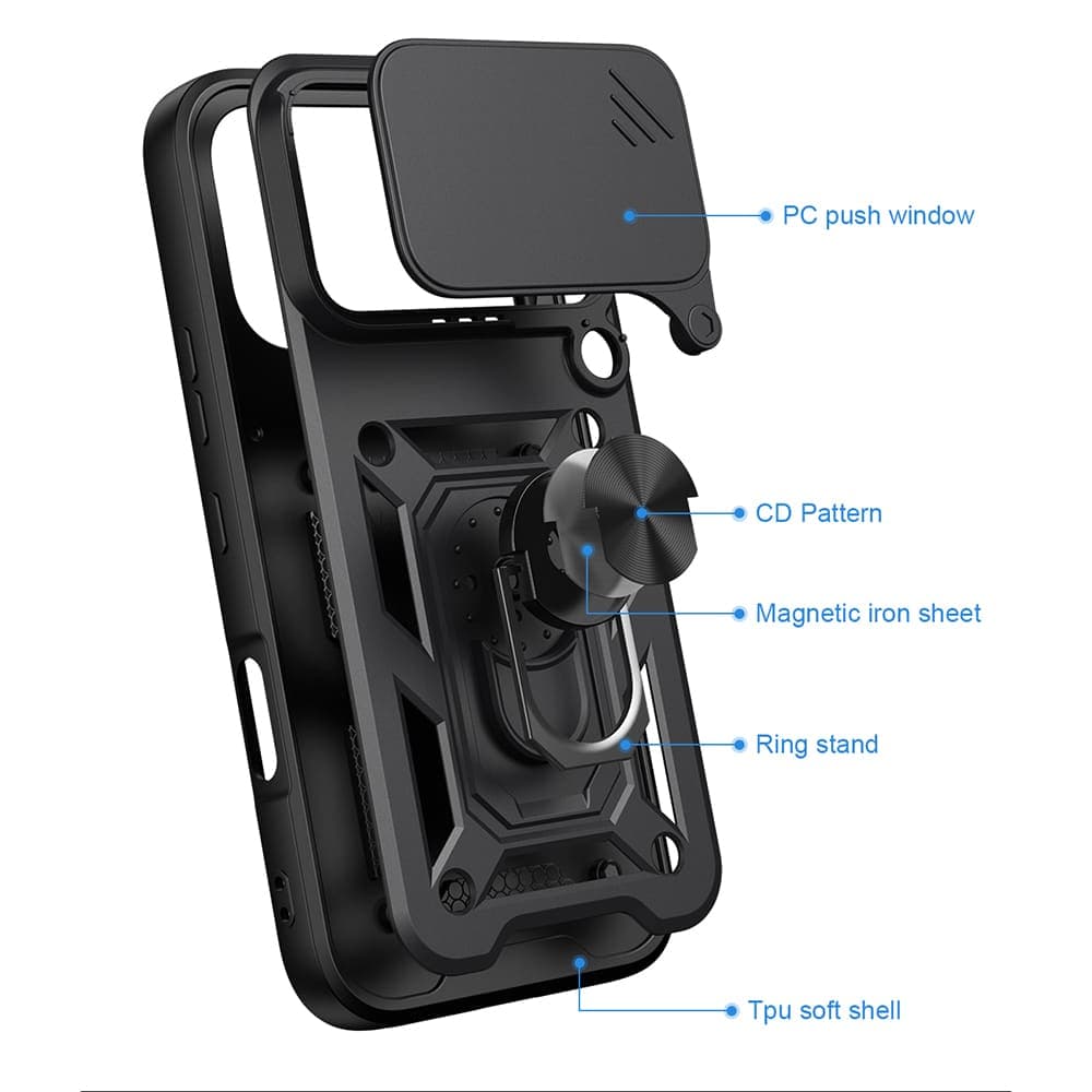 Techsuit CamShield Series - θήκη για Honor 600 / Pro - Μπλε 3