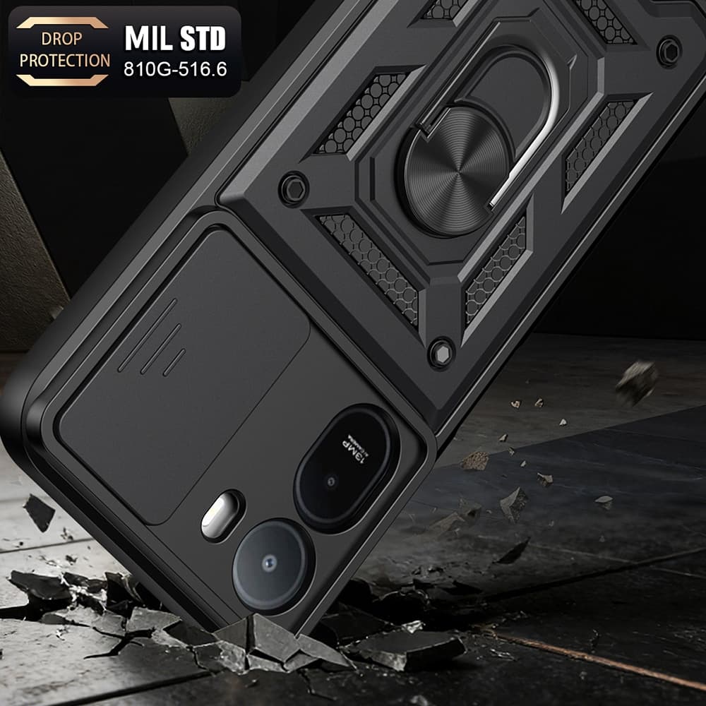 Techsuit CamShield Series - θήκη για Xiaomi Redmi A7 Pro 4G - Μαύρο 5