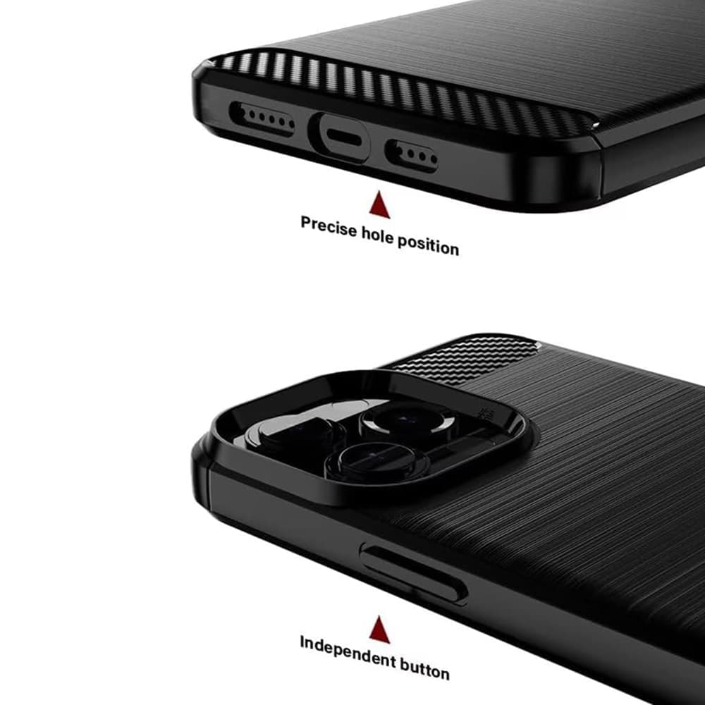 Techsuit Carbon Silicone - θήκη για Oppo A6 / A6x 4G A6k - Μπλε 4