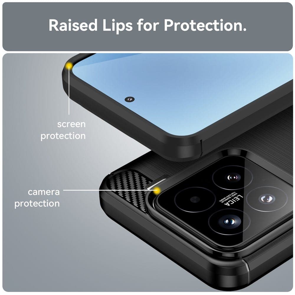 Techsuit Carbon Silicone - θήκη για Oppo A6 Pro 4G - Μπλε 5