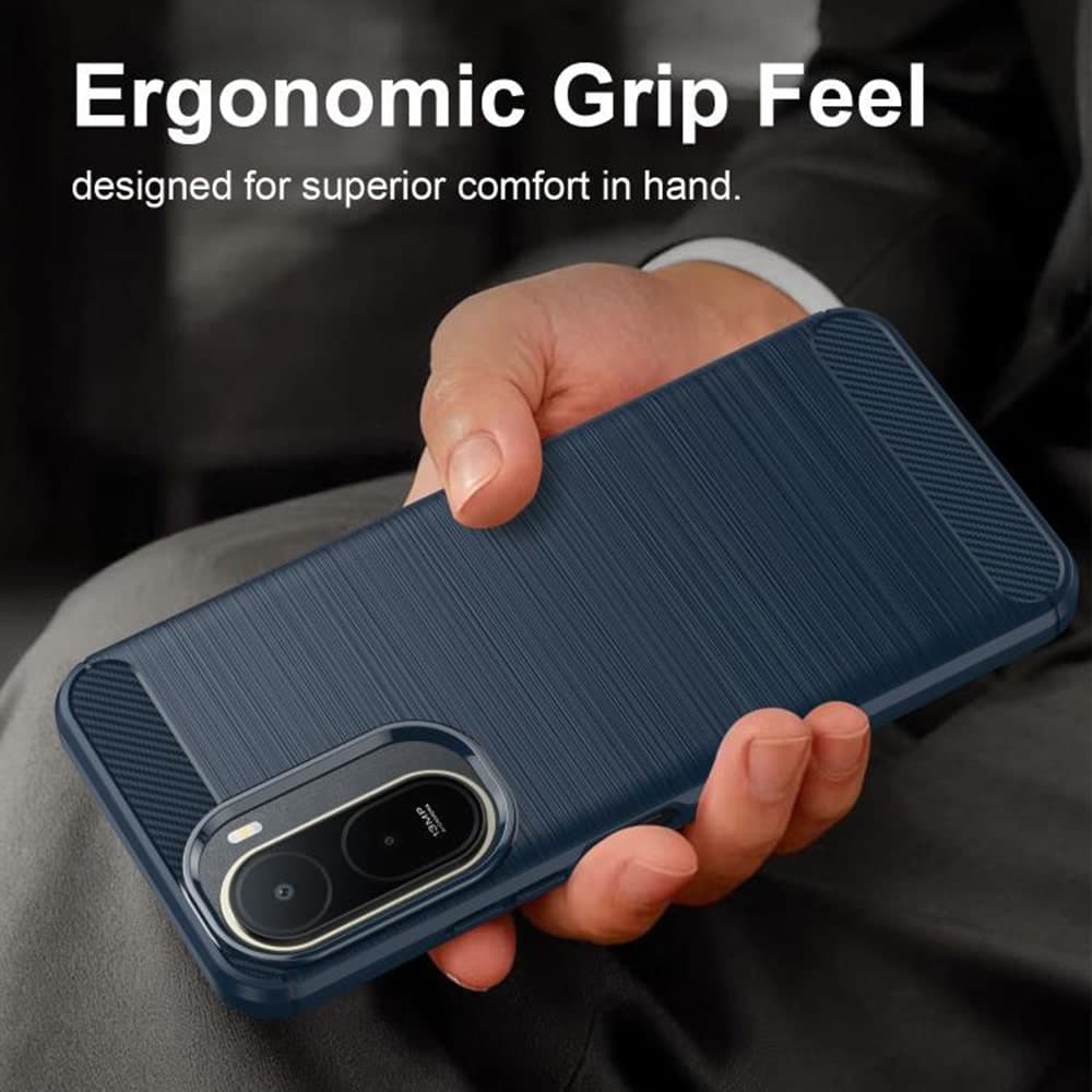 Techsuit Carbon Silicone - θήκη για Xiaomi Redmi A7 Pro 4G - Μπλε 6